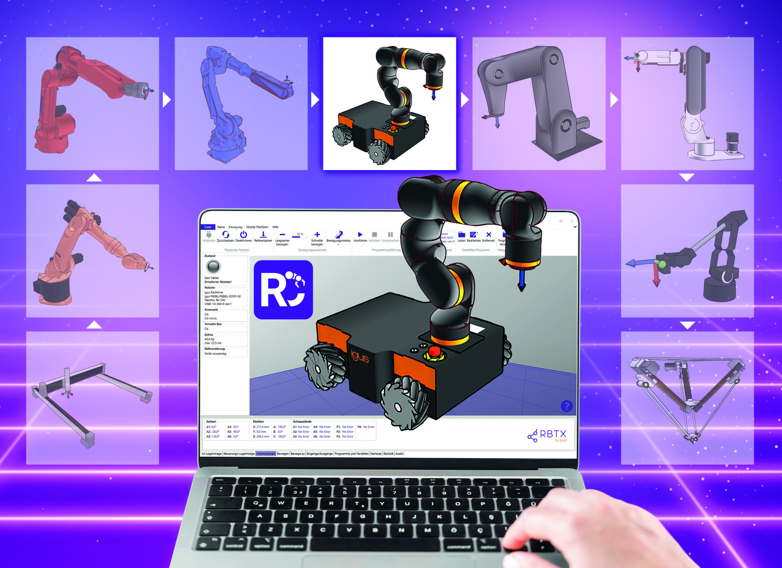 Young woman sitting office table and working on laptop computer blank screen typing keyboard. Computer screen template suitable for use