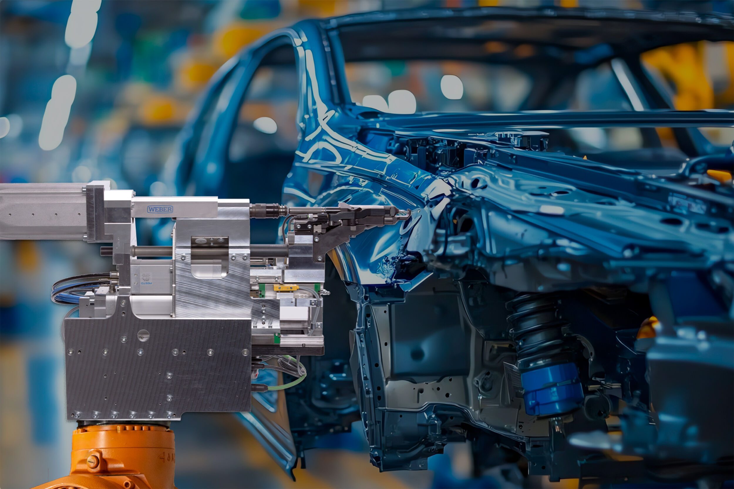 In der Automobilmontage spielt die RSF25 ihre Vorteile besonders eindrucksvoll aus (