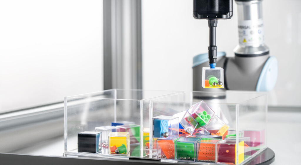 3D-Erfassung transparenter Objekte 1 goROBOT3D