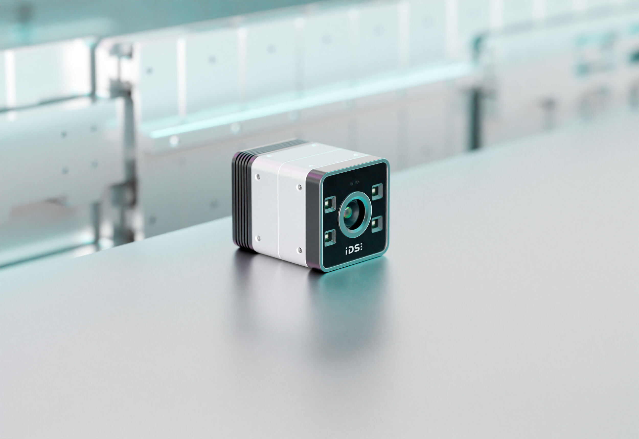 Die uEye iToF-Kamera arbeitet mit einem auf 940nm abgestimmten Laser und ermöglicht stabile 3D-Messungen selbst unter schwierigen Lichtverhältnissen.