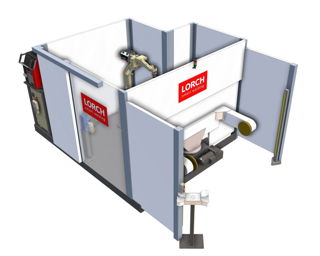 Roboterschweißzellen für den Einstieg in die Schweißautomation 1 CUBE4 Lorch 300dpi