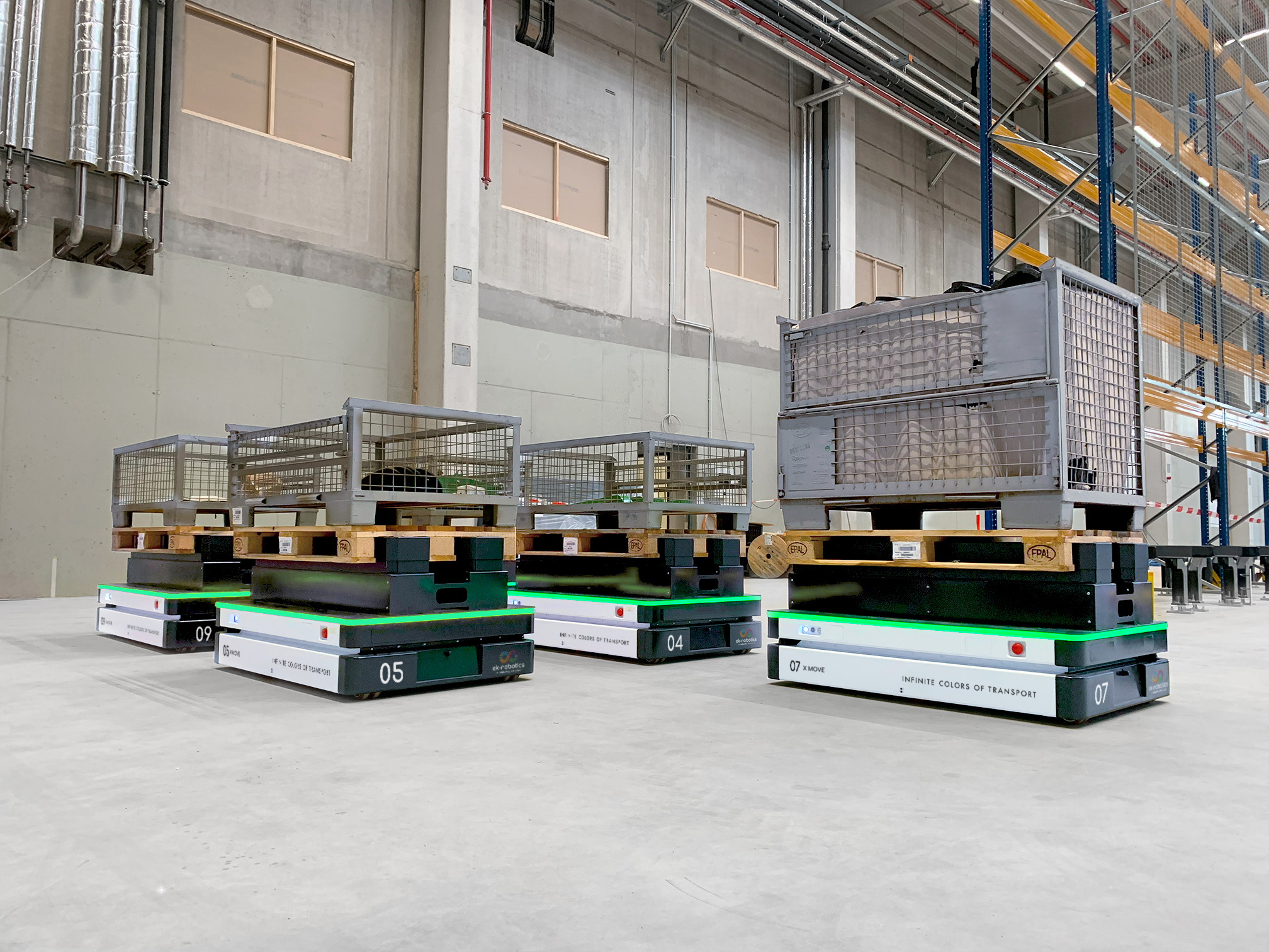 NEURA Mobile Robots ek robotics x move 1200 agv rgb