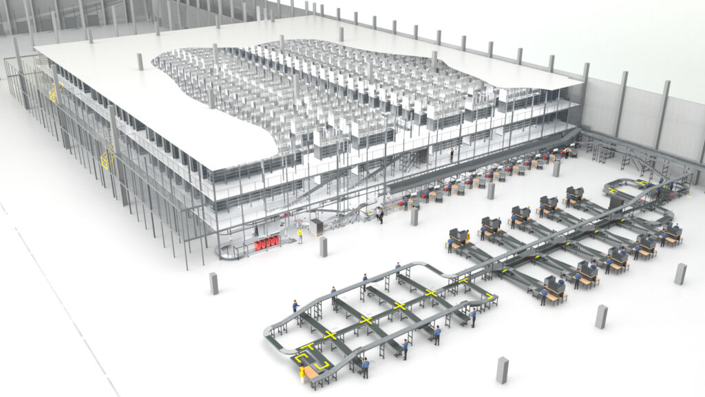 Omnichannel-Logistiklösung für Rossmann 1 3D image ROSSMANN Czechia 2025