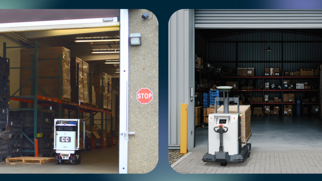 AMRs für Indoor und Outdoor 1 Cartken AMR hauler mover