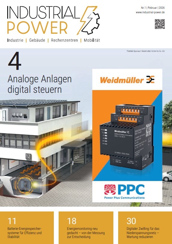 Lösungen für die industrielle Energieversorgung 6 INDP 01 2026 Cover