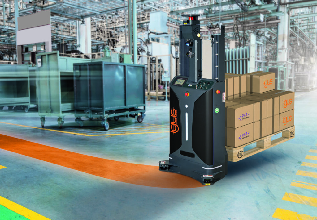 Autonomer Gabelstapler bewegt bis zu 1.500kg 1 robots welding in a car factory