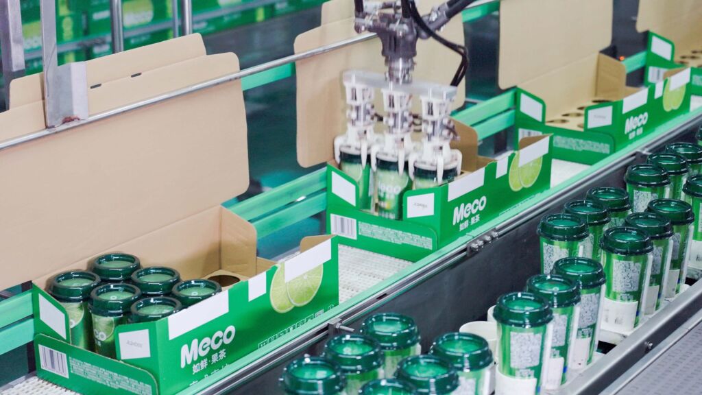 Effizientere Milchteeproduktion mit ABB-Robotern 1 260325 ABB Robotics Referenz XiangPiaoPiao 1