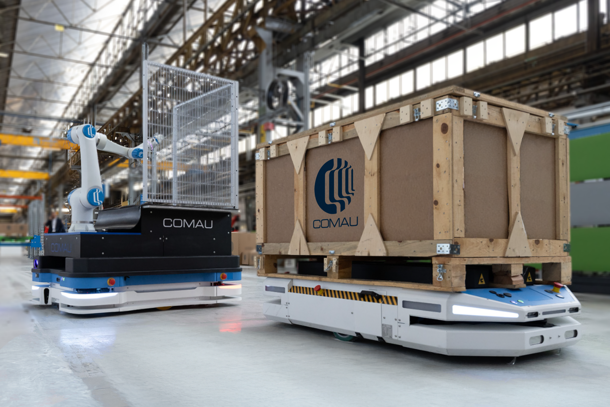 Portfolio für alle Phasen des Logistikflusses 3 Comau 2