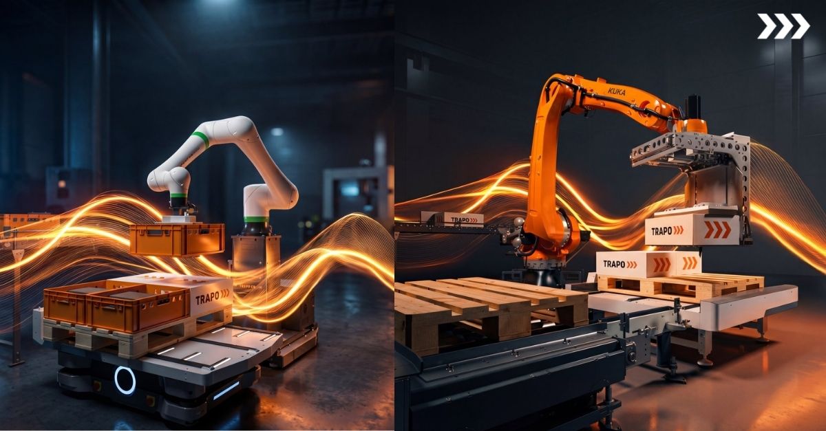 Automatisiertes Handling wiederverwertbarer Crates und Kartons 2 interpack 2026 TRAPO Messeapplikation2