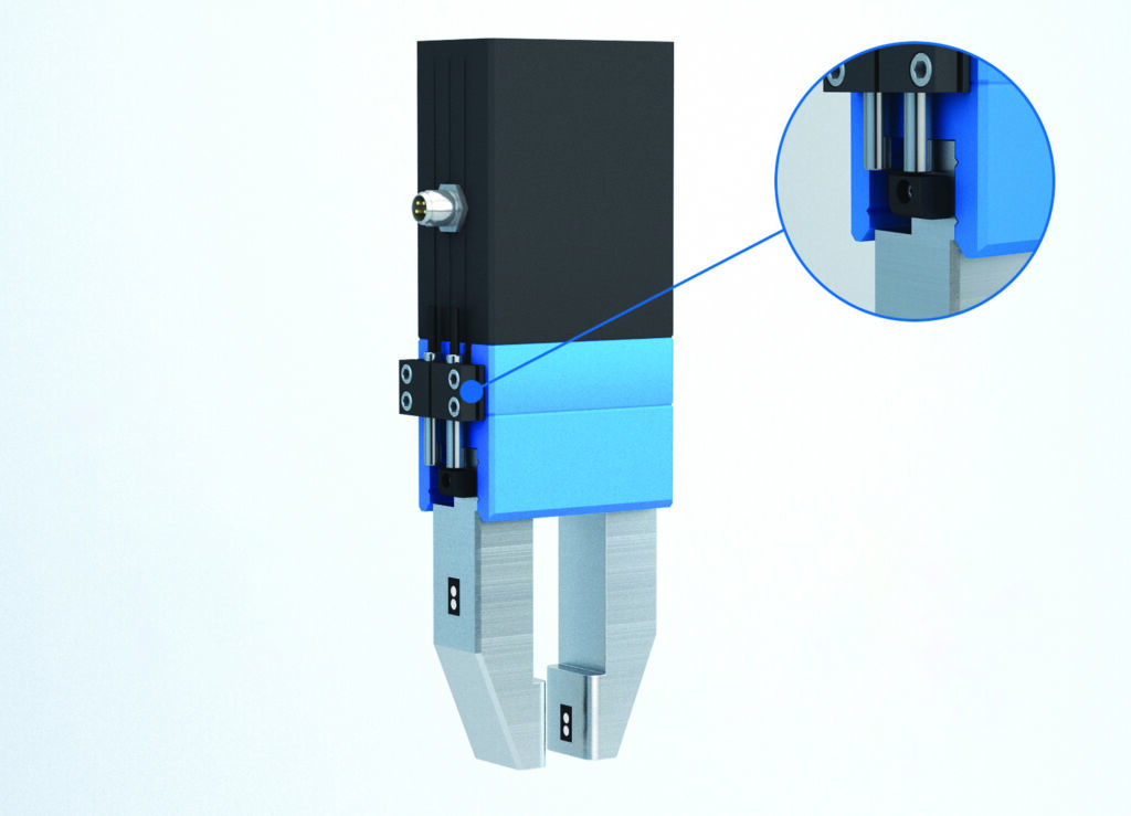 Miniatursensoren für den sicheren Betrieb von Robotergreifern 1 Contrinex Robotergreifer cmyk