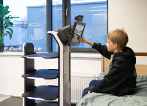Hier misst Helga 7 Interaktion Touchscreen