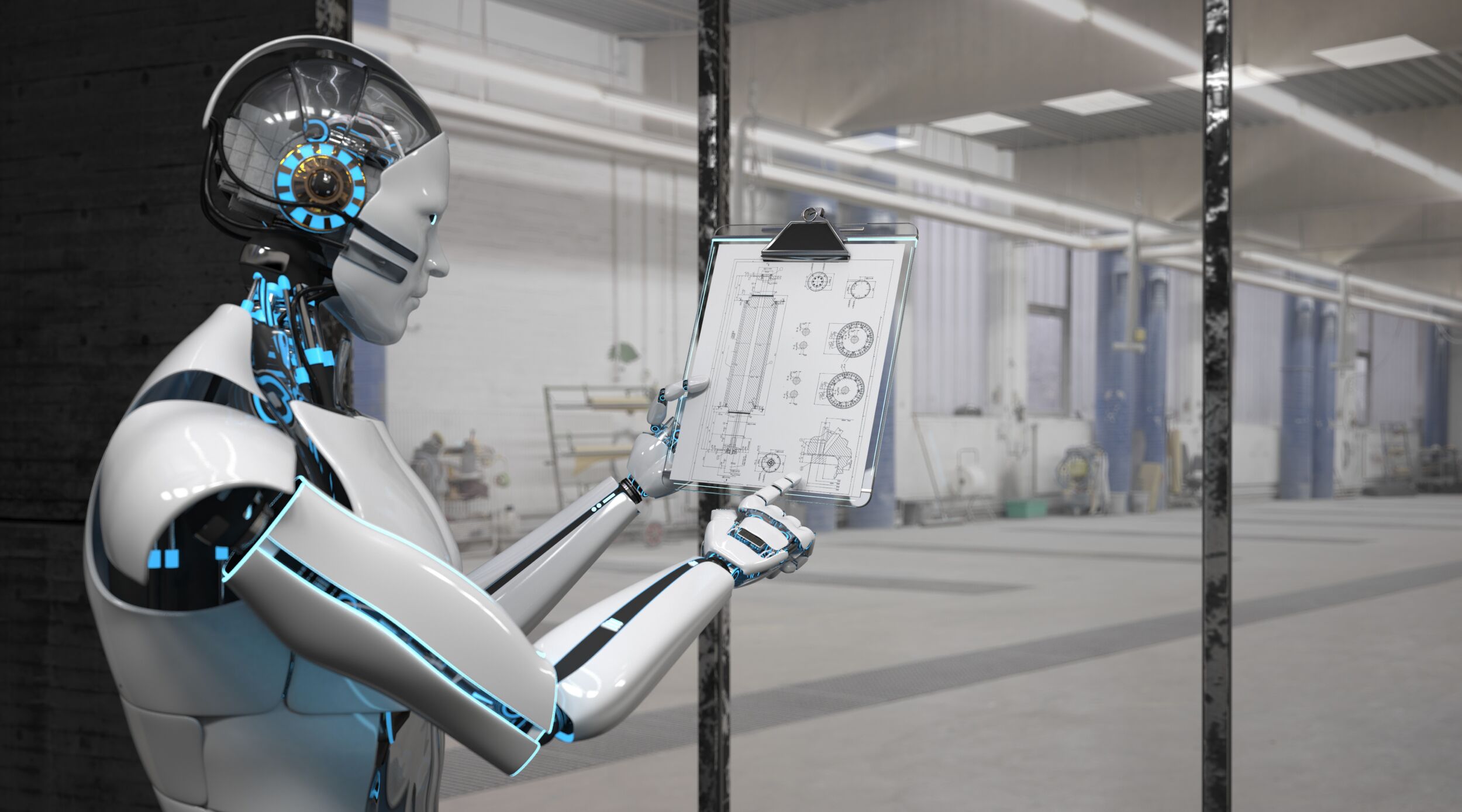 Humanoid Robots Summit Europe 2026 2 White Robot Clipboard Technical Drawing