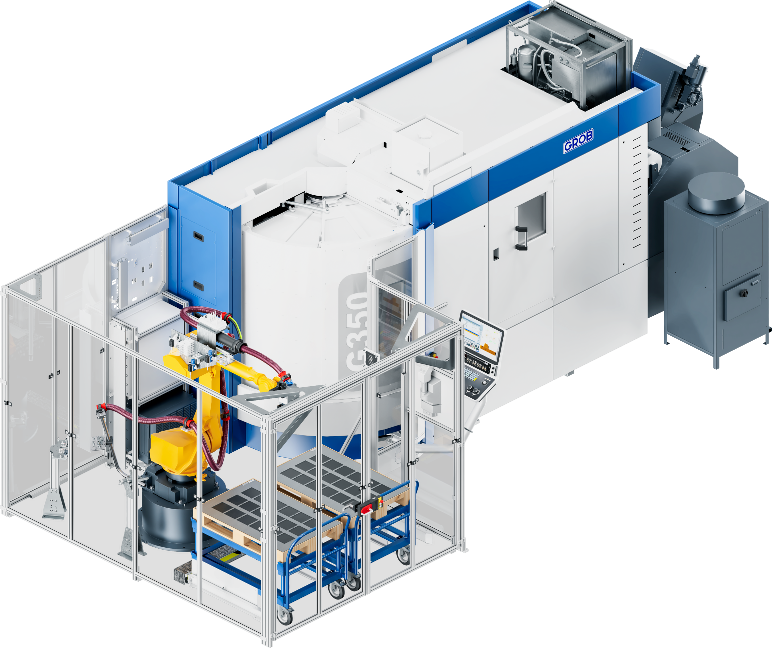 Modulare Roboterzelle für die flexible Automatisierung 3 GRC M60 Persp5 MODERN