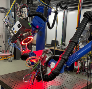 Neues Applikationszentrum für bahngeführte Roboterbearbeitung 8 IWU Laserstrahl Scannerschweissen