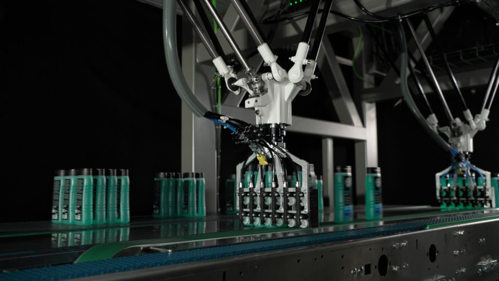 Flaschengruppiersystem für Kartonpacker 1 Sidel Cermex RoboSELEX collating system 01