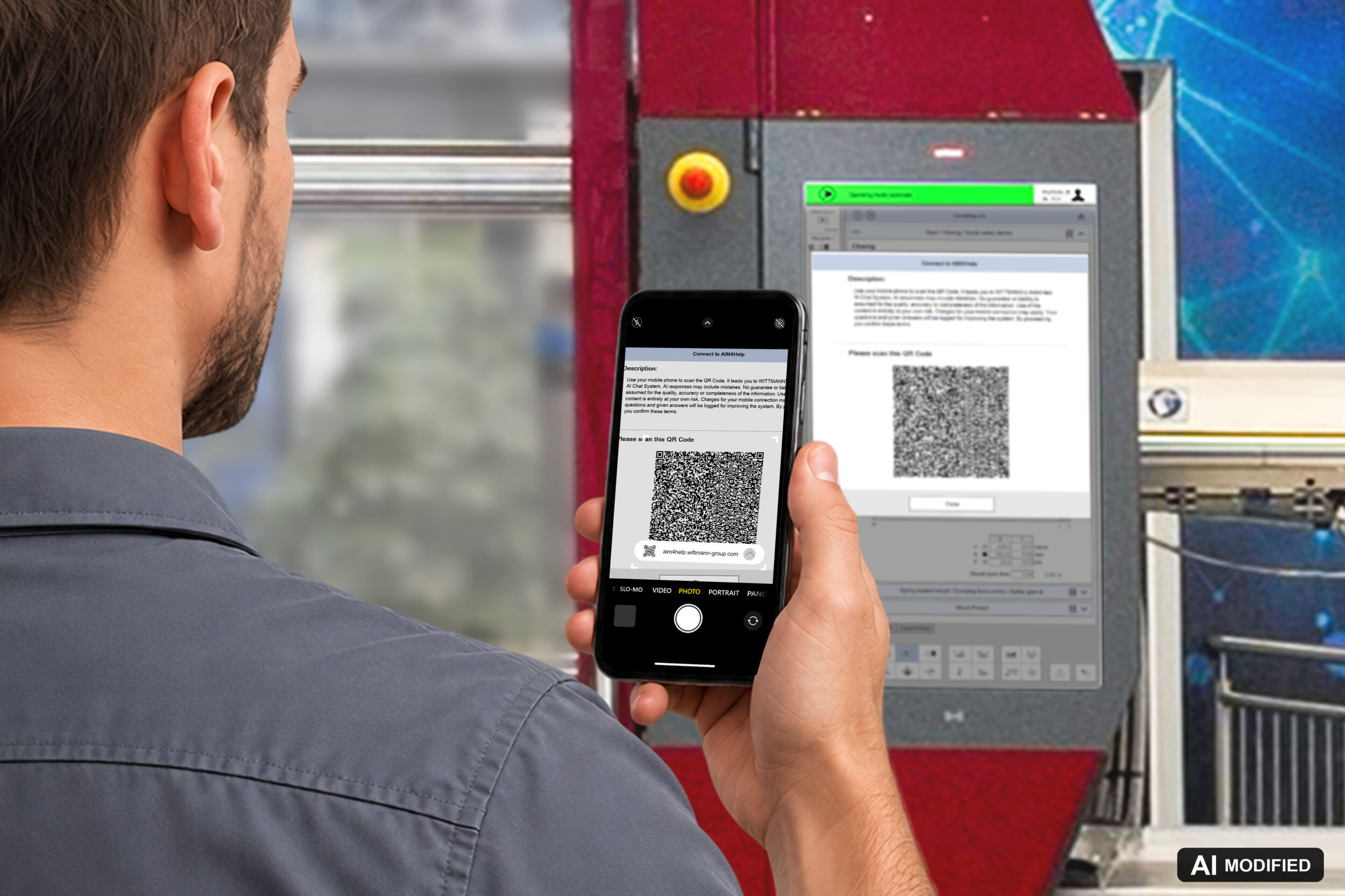 Interaktiver Chatbot für Spritzmaschinen, Roboter und Peripheriegeräte 3 WITTMANN AIM4Help