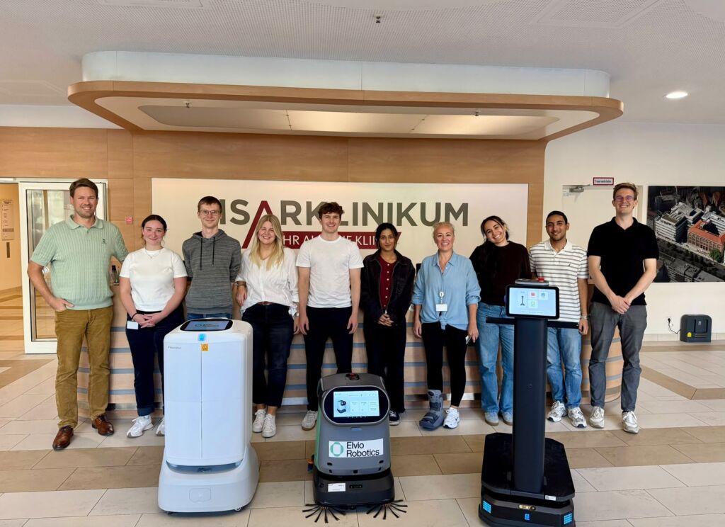Autonome Roboterflotte im Isar Klinikum 1 Deployment Isarklinikum