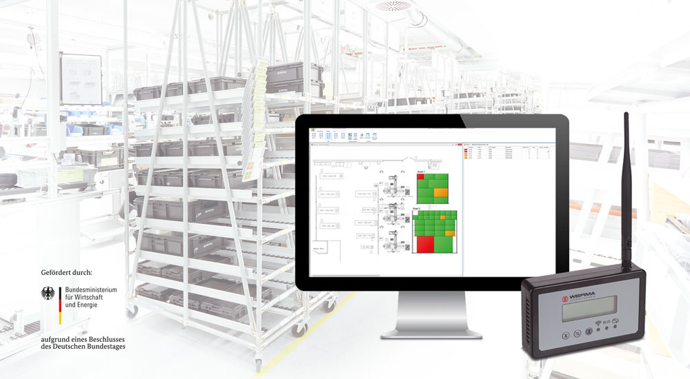 Transparenz für die Produktionslogistik