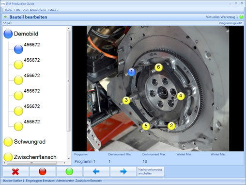 Poka-Yoke-Prinzip für die Werkerführung