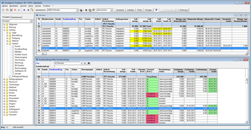 Auftragsänderung ohne Reibungsverlust
