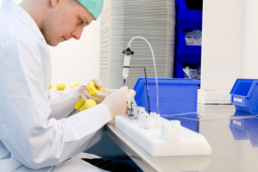 Qualitätsfertigung von Hightech-Produkten