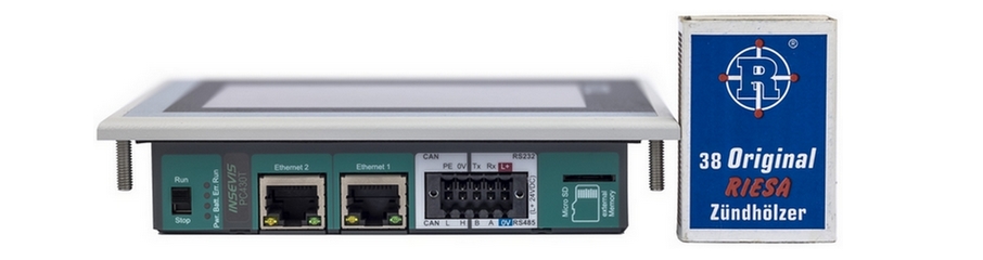 S7-Panel-SPS mit 24 Millimetern Bautiefe