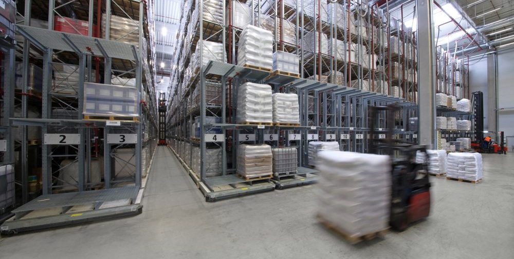 Staplerbediente Palettenläger IT-gestützt geplant