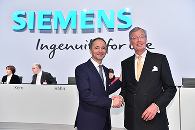 Snabe neuer Aufsichtsratsvorsitzender bei Siemens