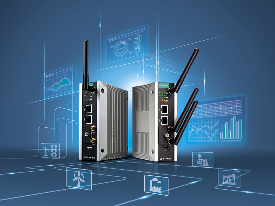 Gateways mit Azure-IoT-Integration von Moxa