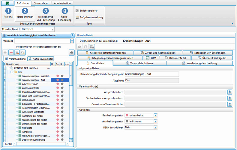 Datenschutz dokumentieren