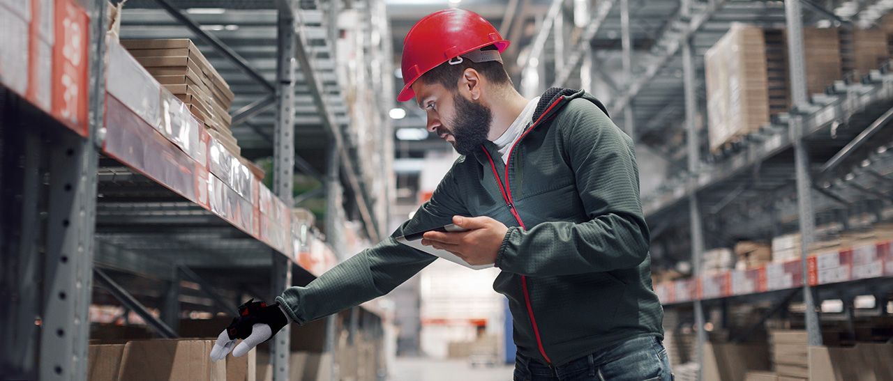 Handrückenscanner für Barcode und RFID
