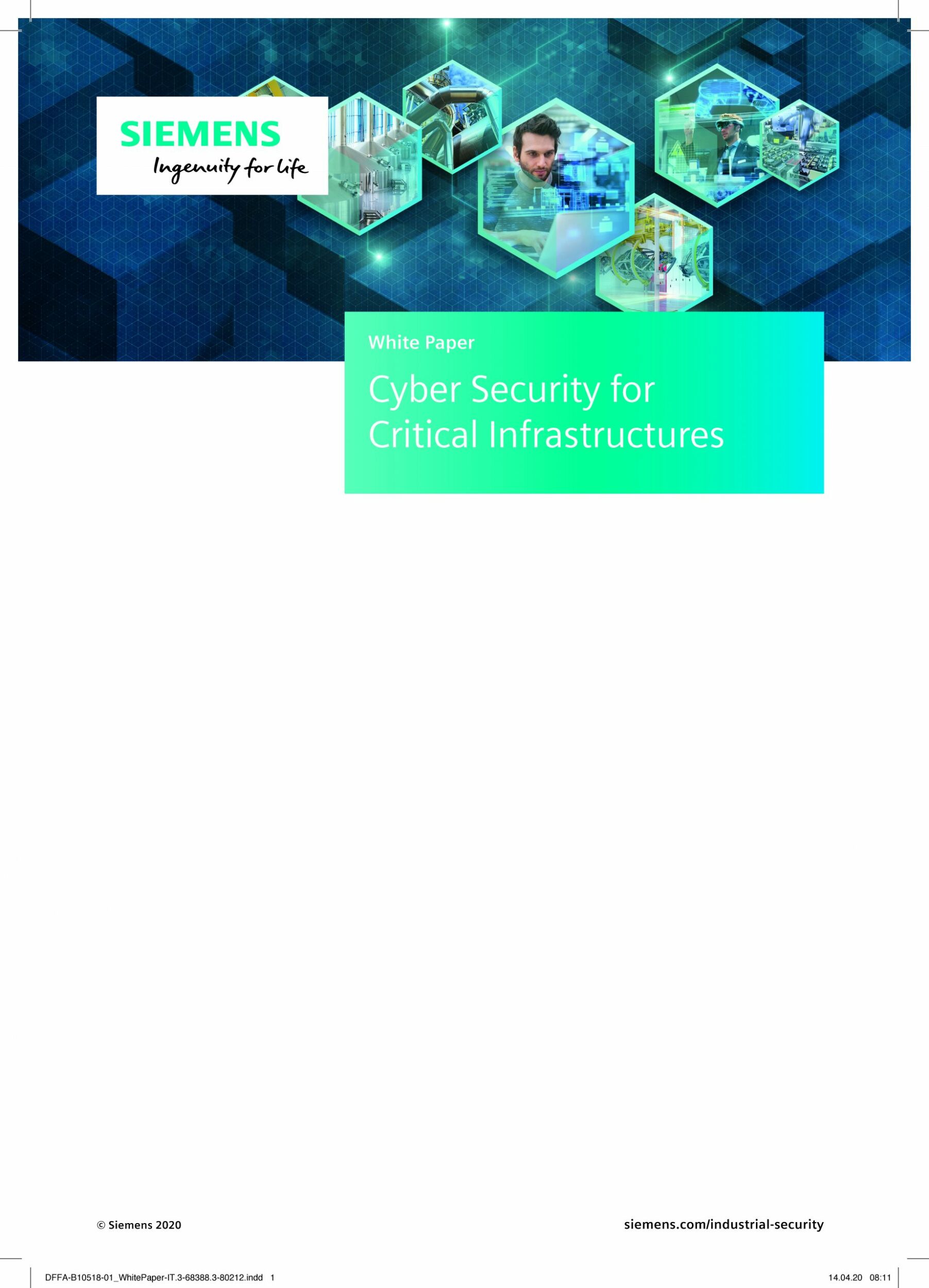 Cyber Security for Critical Infrastructures