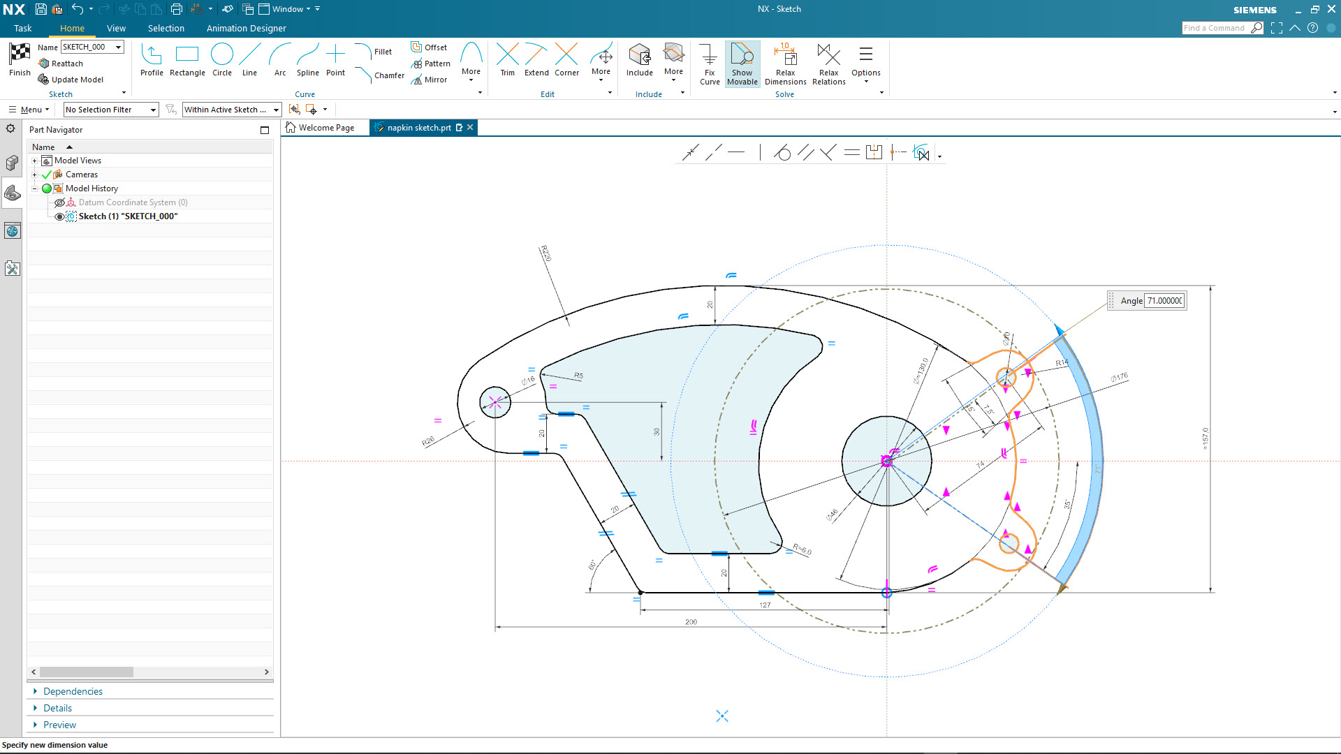 KI hilft beim Skizzieren im CAD-Programm NX