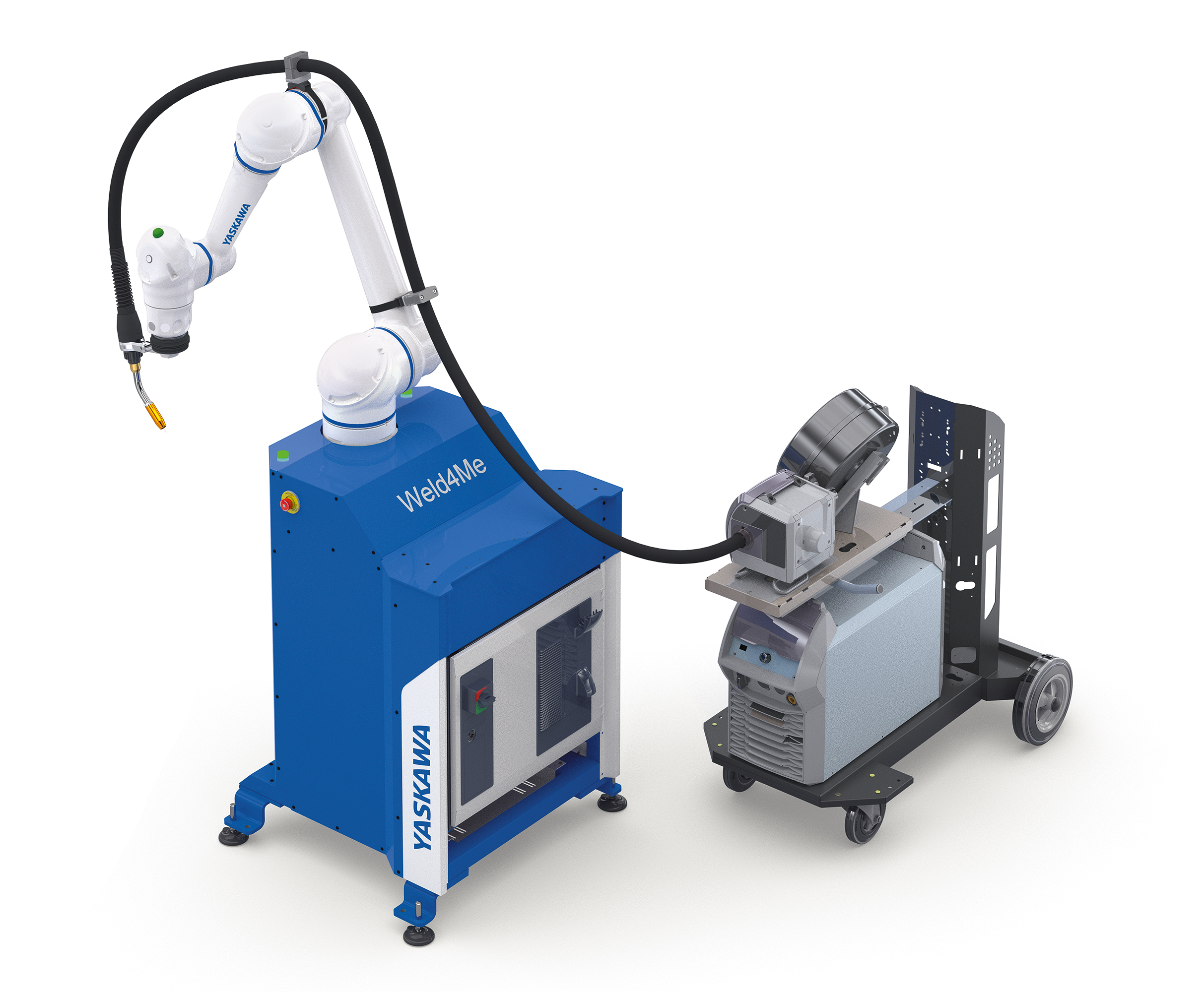 Cobot schweißt Kleinserien