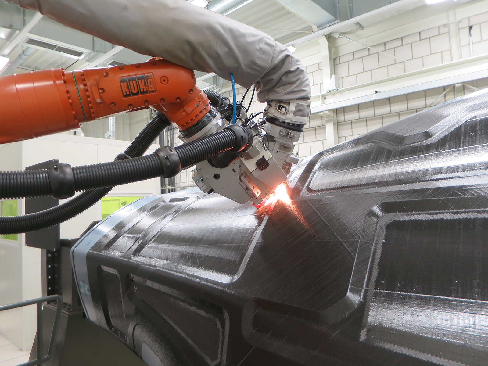 Nachhaltig produzierter Helikopter