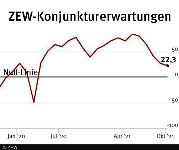 ZEW-Konjunkturerwartungen gehen erneut zurück