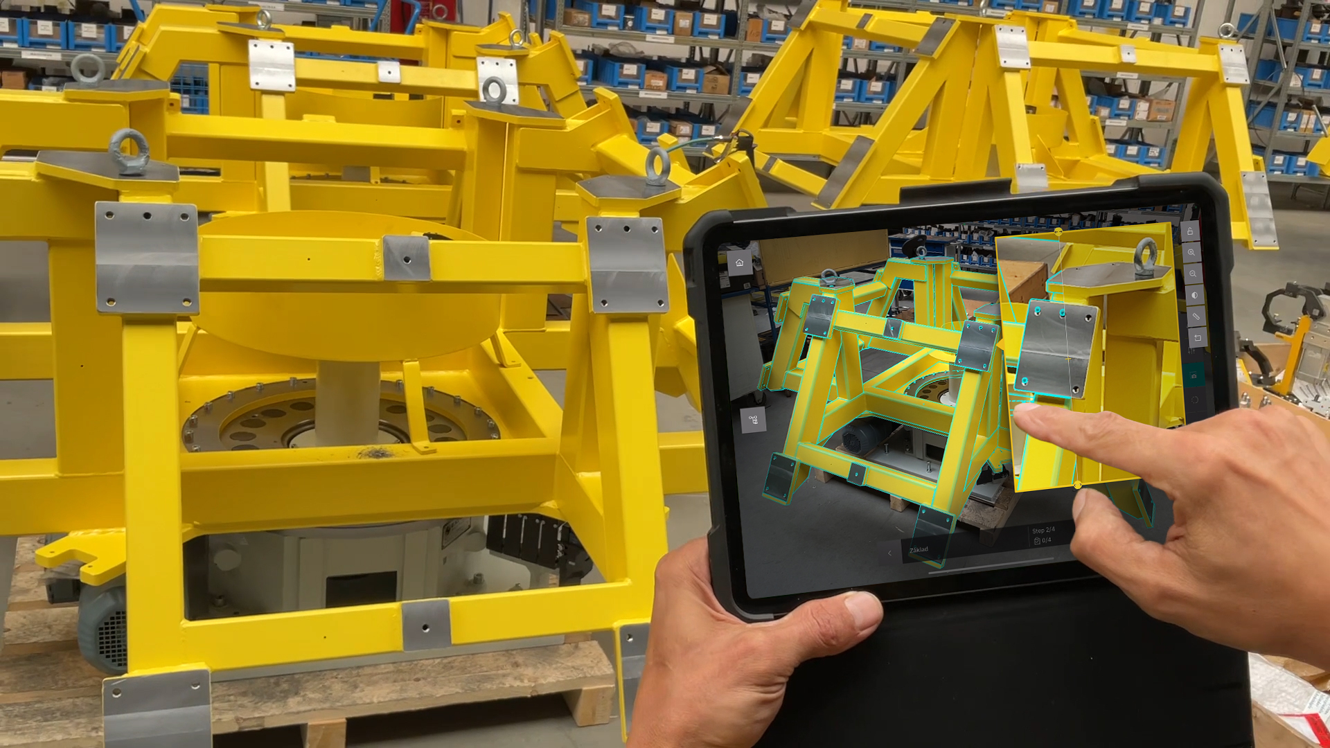 Bauteile per Tablet prüfen 4 Bauteile per Tablet prüfen