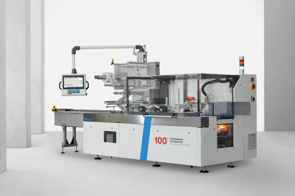 Energieoptimierte Verpackungsmaschine 1 Bei der Entwicklung der horizontalen Schlauchbeutelmaschine Flowpack X spielte die
Kombination aus Technik, Partnerschaft
und Vision eine wichtige Rolle.