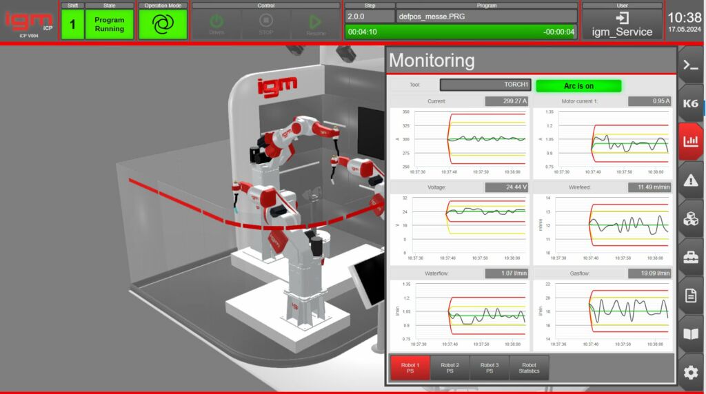 Interaktives 3D-HMI für die reale Maschine 2 Aufruf der Anlagendokumentation vom digitalen Zwilling