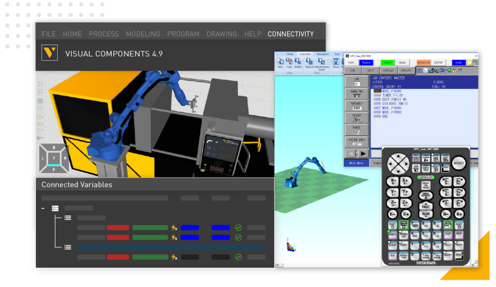 Kawasaki- und Yaskawa-Plugins in Visual Components 4.9 1 Visual Components 49 verbessert die 20240627082913
