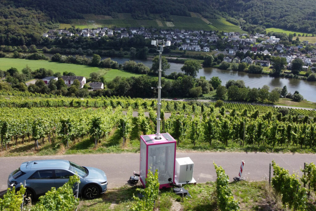Mit 5G und Robotern Tradition erhalten 1 5G Campus Netz in den Weinbergen an der Mosel/Deutsche Telekom