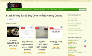 Auch im Darknet ist Black Week 2 Holiday Shopping Abbildung 1