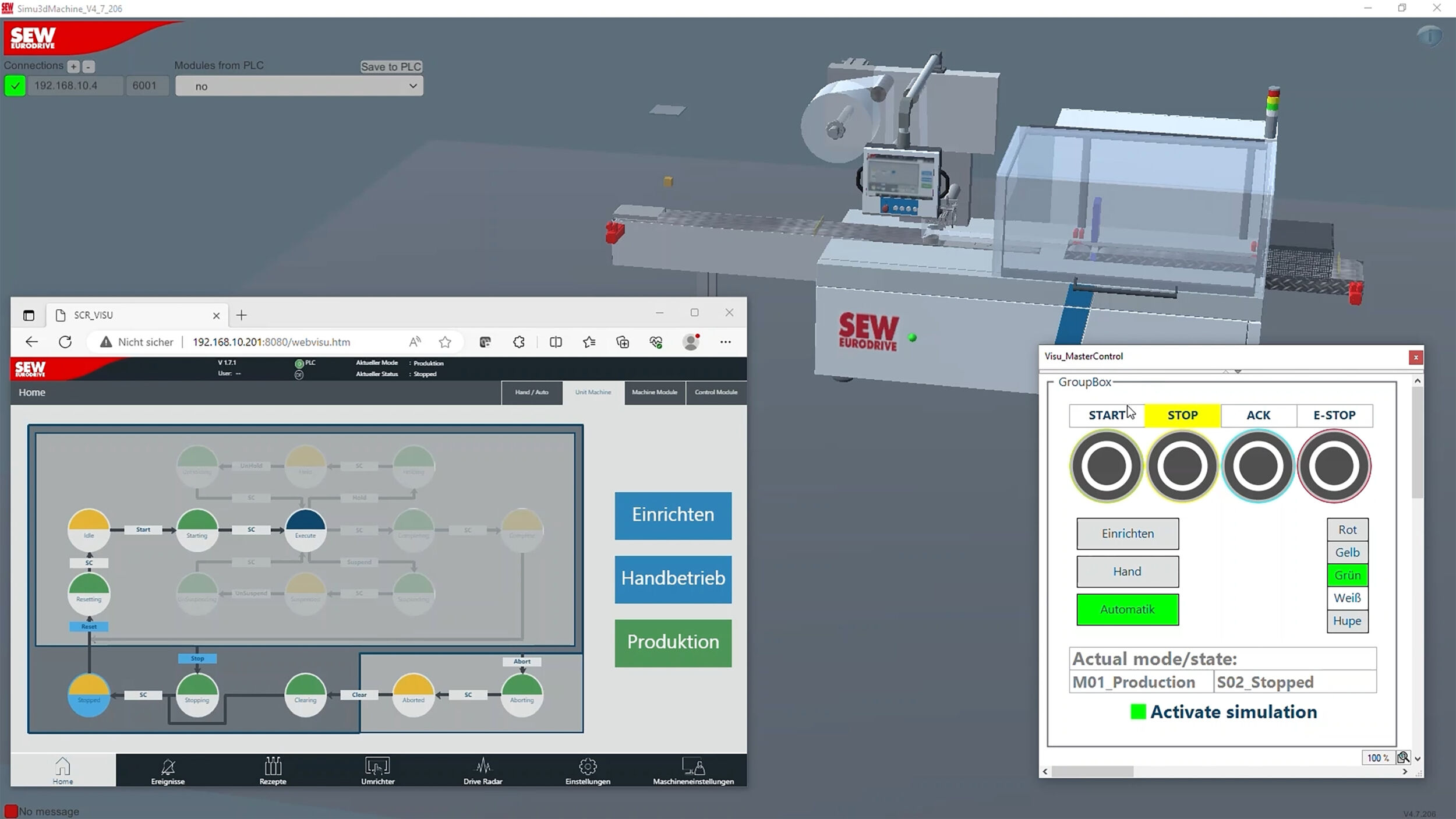 SEW EURODRIVE Digitaler Zwilling