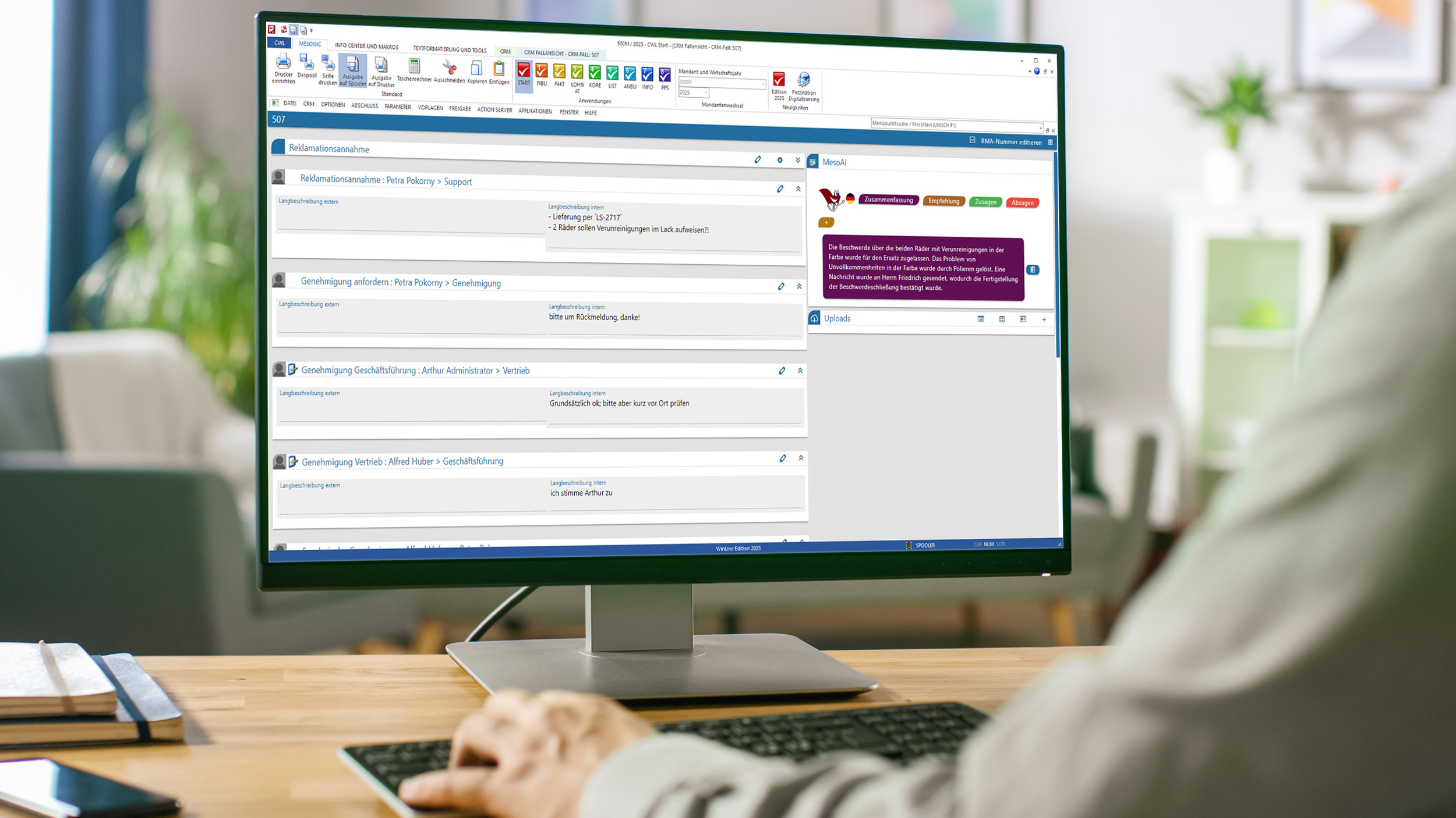 KI-gestützte Stammdatenanlage in Winline 6 KI-gestützte Stammdatenanlage in Winline