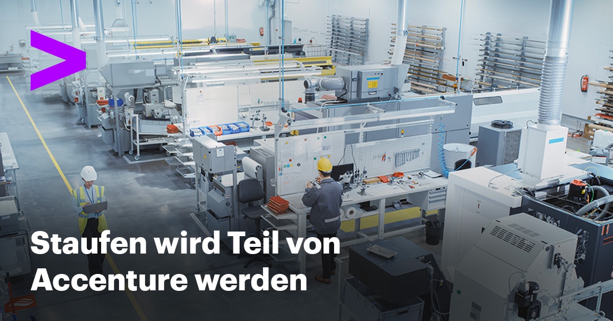 Accenture plant Übernahme der Staufen AG