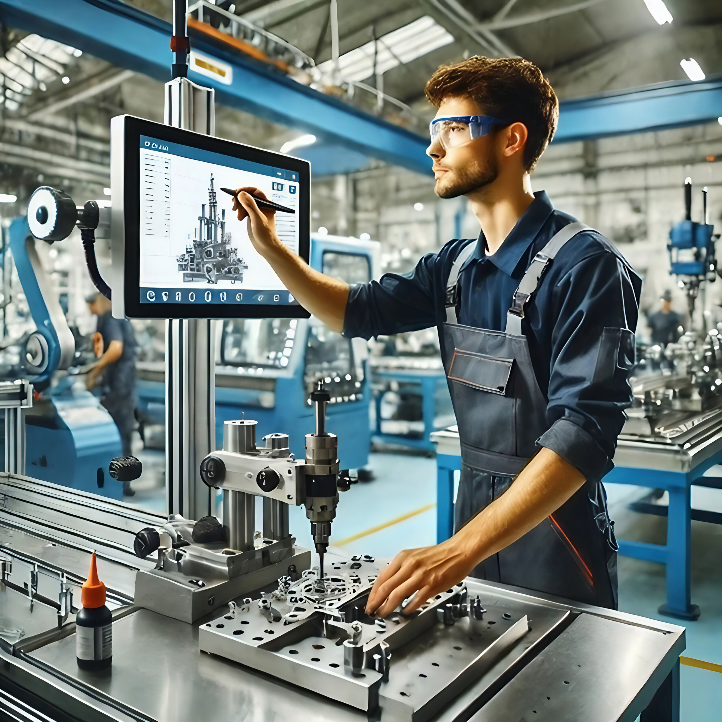 Werkerassistenzsystem
mit integrierter KI 9 Werkerassistenzsystem
mit integrierter KI