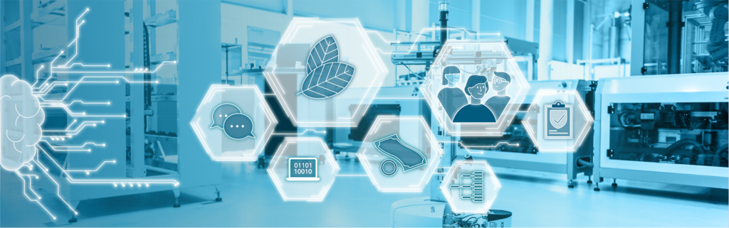 Nachhaltigkeitsdaten zentral erfassen 1 Mit der IT-Plattform können Nachhaltigkeitsdaten erfasst, zentral aufbereitet und Erkenntnisse für eine nachhaltige Produktion gewonnen werden.