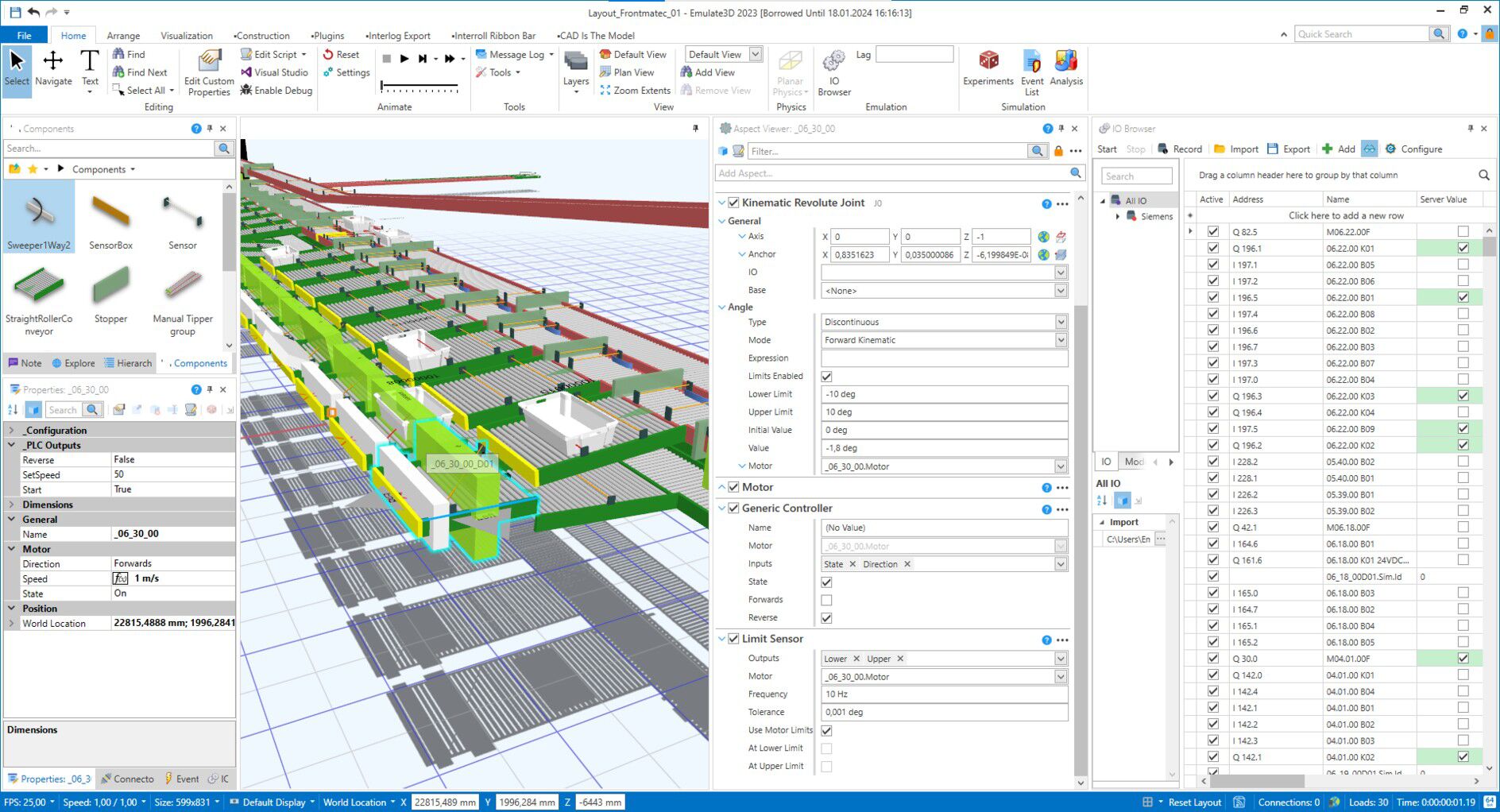 Virtuelle Inbetriebnahme in der Lebensmittelindustrie