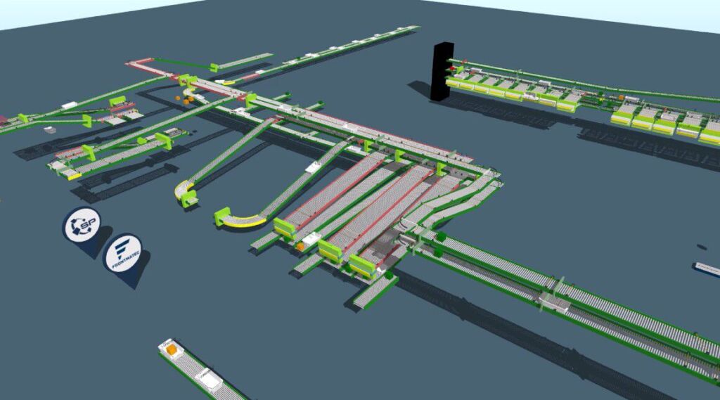 Virtuelle Inbetriebnahme in der Lebensmittelindustrie 3 Emulation einer Frontmatec Behälterförderanlage.