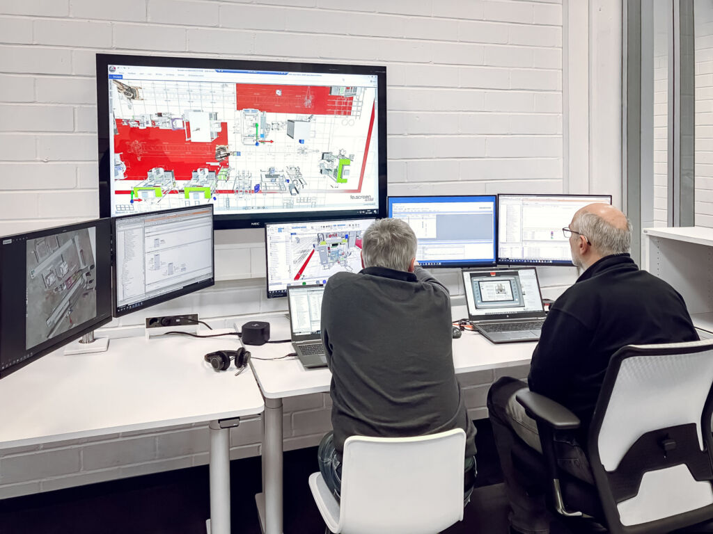 Mehr PS für den Sondermaschinenbau 3 Ortsunabhängiges, paralleles Arbeiten an einer Simulation - das ermöglicht die Multi-User-Fähigkeit.